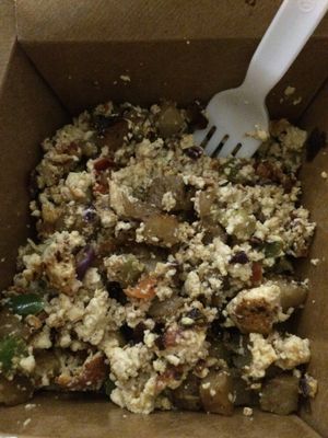 Veggie scramble at Rabbits Cafe in Portland