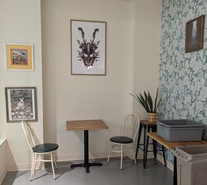 interior at Rabbits Cafe in Portland