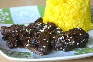 (veggie) Beef tapa at Greens Spot Cafe  in Quezon City