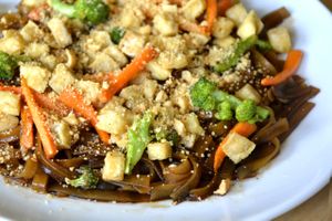 Vegan pad thai at Greens Spot Cafe  in Quezon City