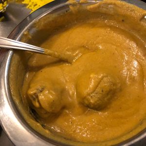 Vegan Korma at Taj Mahal in Calgary