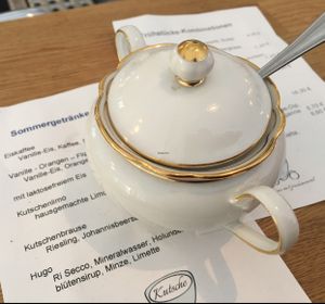 menu at Kutsche Kaffeehaus in Cologne