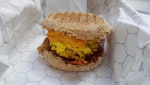 Breakfast burger at Terri - Midtown East in New York City