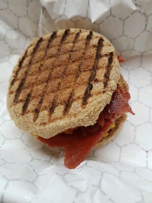 'Bacon egg cheese' sandwich at Terri - Midtown East in New York City