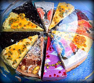 vegan raw cheezecakes by SQUITTI the little squirrel at Squitti in Utrecht