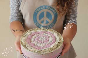 Peace begins on ur plate! www.squitti.org at Squitti in Utrecht