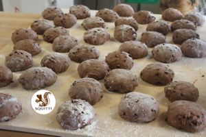 petits pains aux pepites de chocolat (moelleux)
soft cacao breads at Squitti in Utrecht
