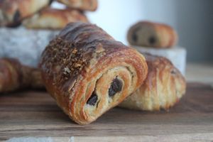 Vegan pains au chocolat by Squitti, the little squirrel at Squitti in Utrecht