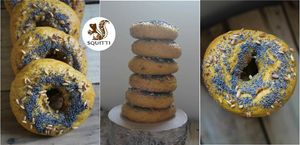 Pumpkin bagels at Squitti in Utrecht