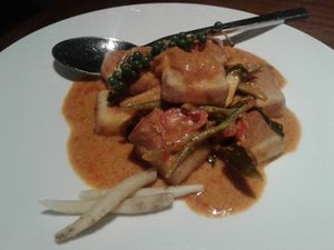 Tofu in spicy sauce  at Hum Vegetarian - District 1 in Ho Chi Minh City