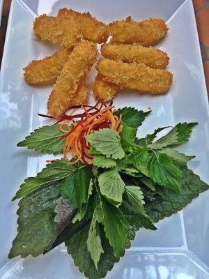 Deep fried tofu  at Hum Vegetarian - District 1 in Ho Chi Minh City