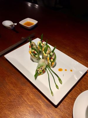 Spring rolls  at Hum Vegetarian - District 1 in Ho Chi Minh City