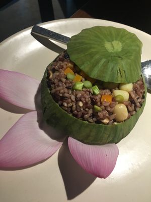 Lotus Brown Rice at Hum Vegetarian - District 1 in Ho Chi Minh City