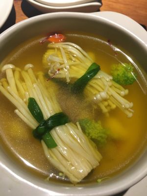 Mushroom Lotus Seed Soup at Hum Vegetarian - District 1 in Ho Chi Minh City