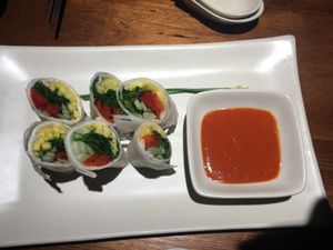 Summer Rolls at Hum Vegetarian - District 1 in Ho Chi Minh City