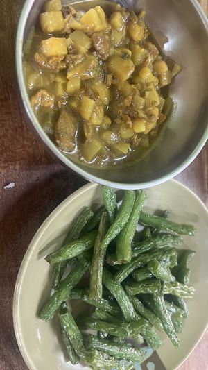 Veggie dishes  at Susbida in San Jose