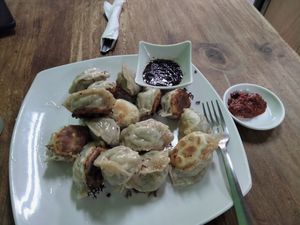 Gyoza at Susbida in San Jose