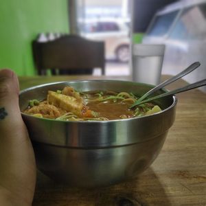 Y comí sopa deliciosa. at Susbida in San Jose