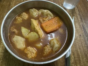 Tomato Sopa de Dumplings   at Susbida in San Jose