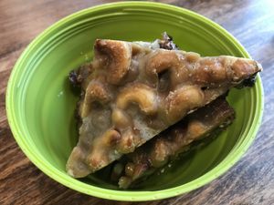 Vegan cashew bars  at The Polly Fox Bakery and Bistro in Abbotsford