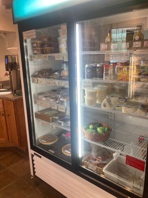 Fridge  at Coonamessett Farm Cafe in East Falmouth