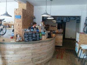 counter at Velo Domestique in Bournemouth