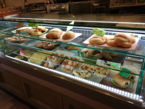 Even pizza slices! at Canape Incontro in Bologna