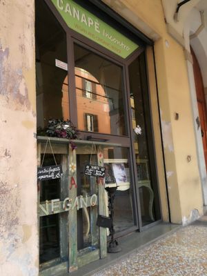 From outside at Canape Incontro in Bologna