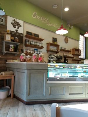 Interior at Canape Incontro in Bologna