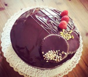 Sacher torte at Canape Incontro in Bologna