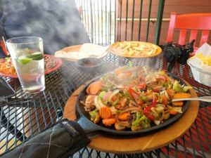 Veggie and Fries at Casa Mexico in Winter Park