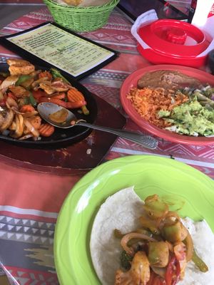 Veggie Fajitas  at Casa Mexico in Winter Park