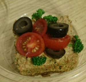 raw quiche  at Universe Cafe - City Hall MRT in Taipei