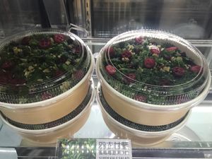 Kale salads at Universe Cafe - City Hall MRT in Taipei