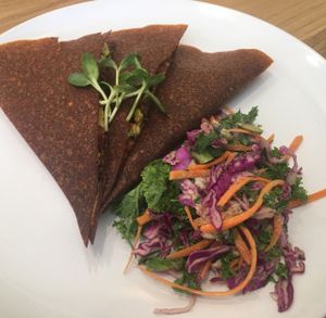 Quesadillas  at Rawlicious Ottawa in Ottawa