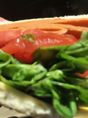 Vegan Tofurky and cheese sandwich! at Pump Station Cafe in Boalsburg