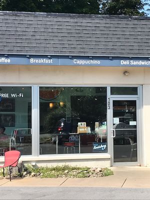 Exterior picture of restaurant. at Pump Station Cafe in Boalsburg