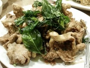 fried mushroom at Fine Garden in San Gabriel