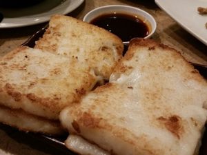 turnip cake at Fine Garden in San Gabriel