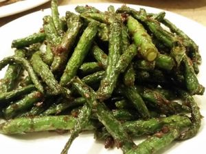 Green beans at Fine Garden in San Gabriel