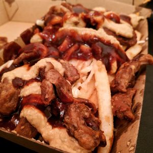 Dirty snackbox at Lord of the Fries in Northbridge
