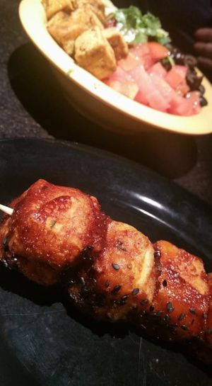 BBQ Tofu at Cafe Yumm in Salem