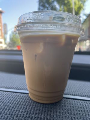 Salted butterscotch latte   at Bigwig Donuts in Salem
