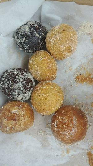 Cinnamon sugar chocolate and maple at Bigwig Donuts in Salem