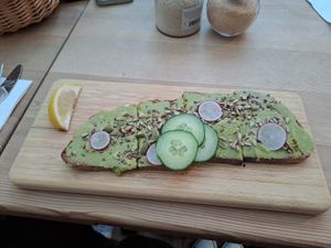 Avocado Toast at Le Pain Quotidien - Sablon in Brussels