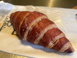 Croissant Hibiscus 🌺 🌱   at Le Pain Quotidien - Sablon in Brussels