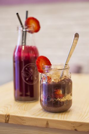 açaí bowl, juices and smoothies at Almalibre Acai Bar in Valencia