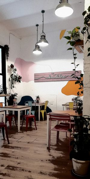 Nice back dining room. at Almalibre Acai Bar in Valencia