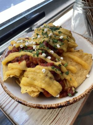 Vegan nachos!  at Almalibre Acai Bar in Valencia
