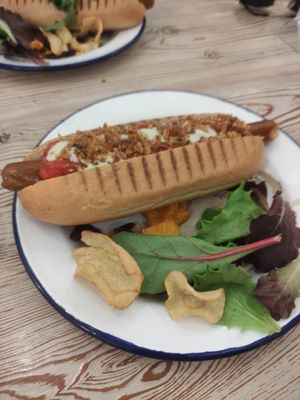 perrito Berlin at Almalibre Acai Bar in Valencia